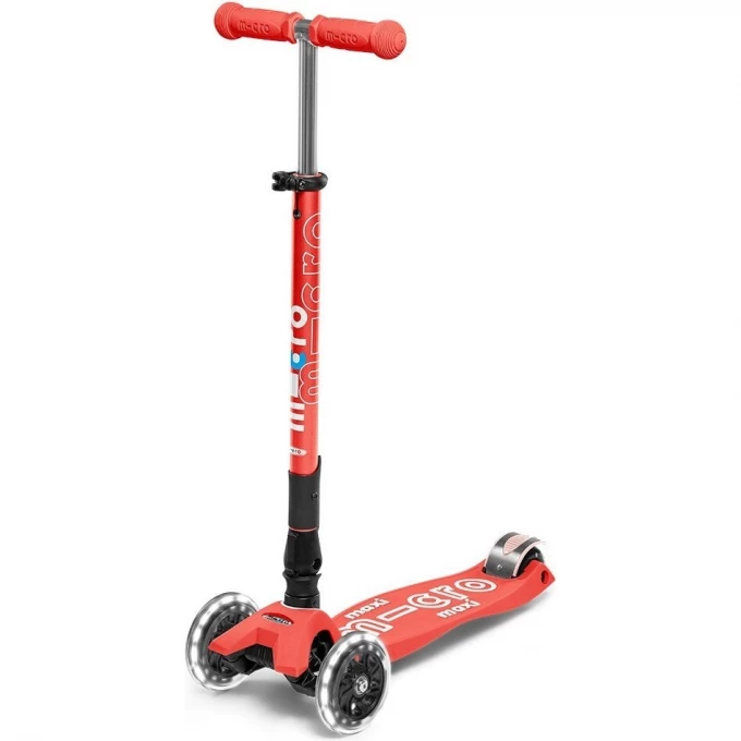 Самокат MICRO MAXI DELUXE складной, кораллово - розовый MMD028 Самокат MICRO MAXI DELUXE складной, кораллово - розовый MMD028