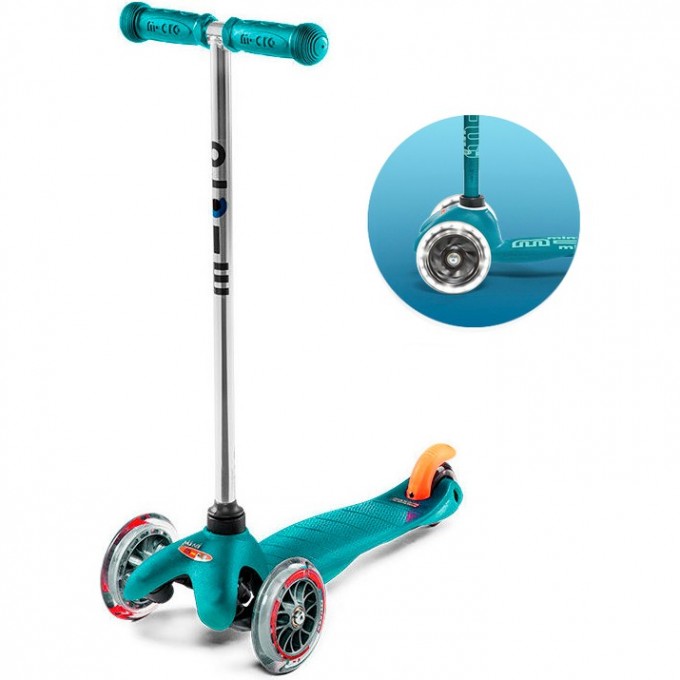 Самокат MICRO MINI аква MM0022 Самокат MICRO MINI аква MM0022