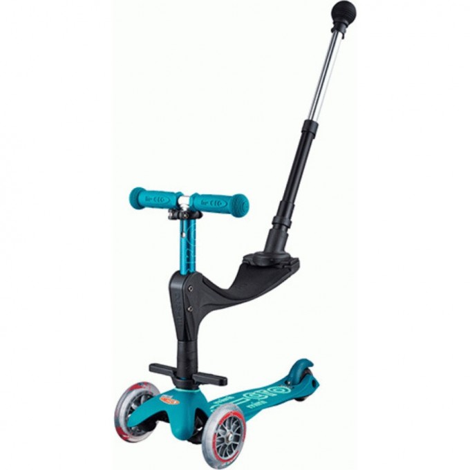 Самокат MICRO MINI DELUXE PLUS 3 в 1 синий лед MMD057 Самокат MICRO MINI DELUXE PLUS 3 в 1 синий лед MMD057