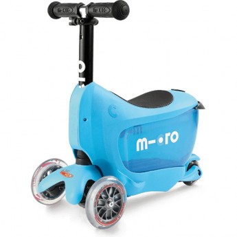 Самокат MICRO MINI2GO DELUXE синий Самокат MICRO MINI2GO DELUXE синий